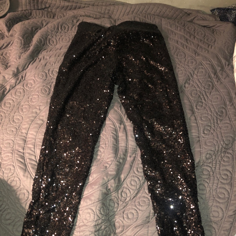 Sparkly sequin pants